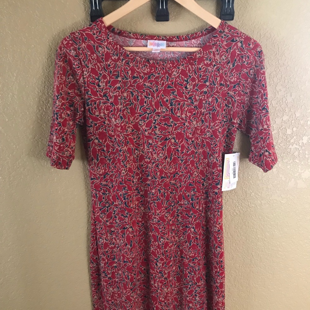 NWT. Lularoe Julia dress, size xs.